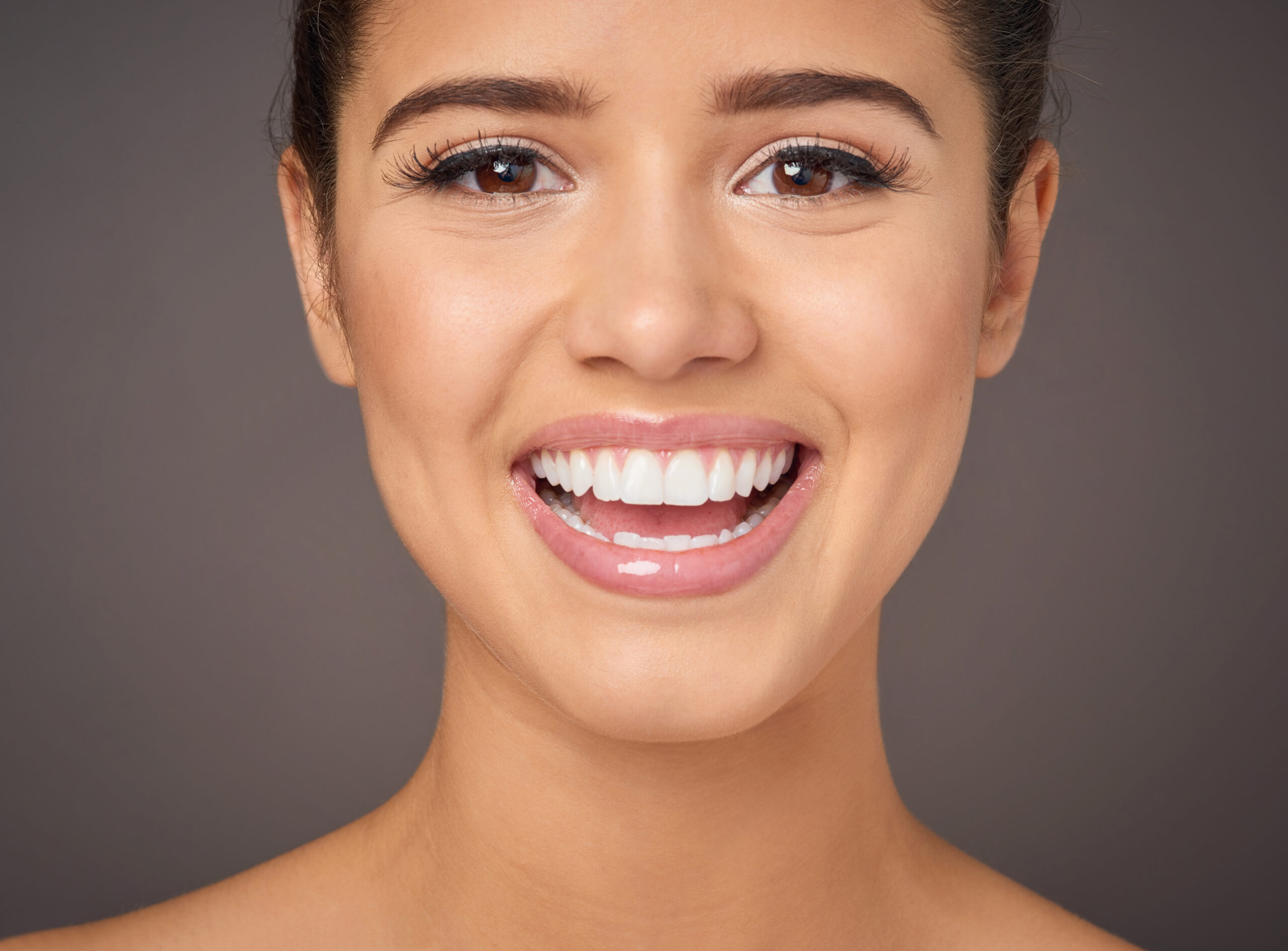 Custom dentures designed for a patient's smile