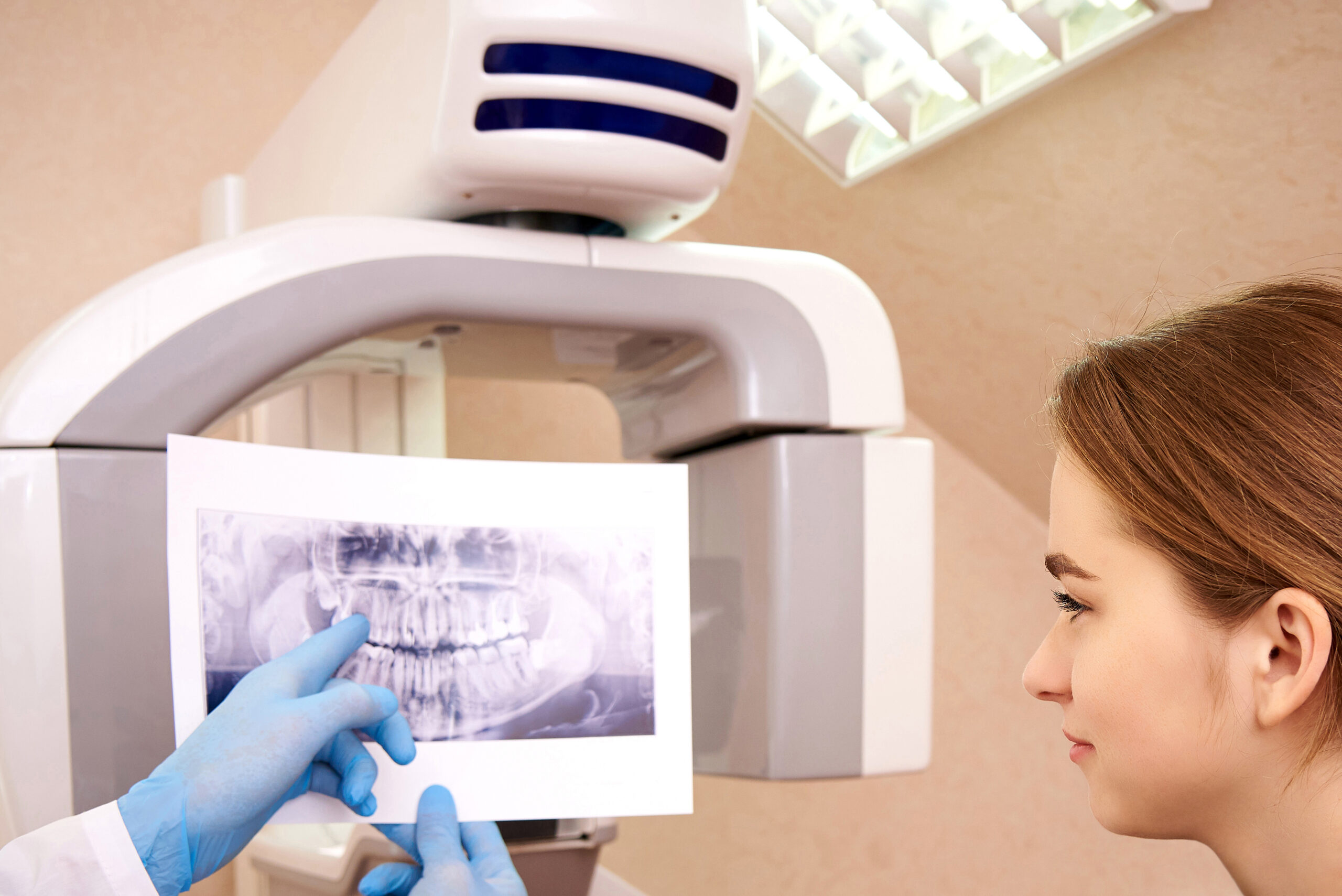 Dental X-ray examination for complex diagnosis