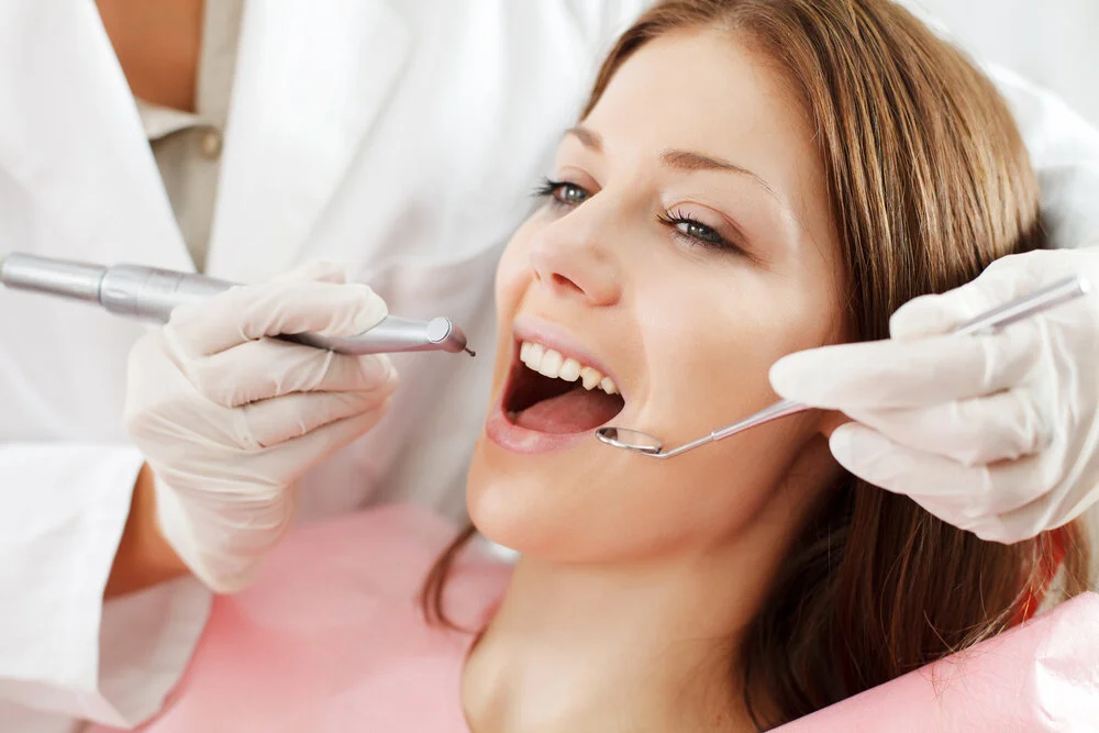 General dentist consulting with a patient